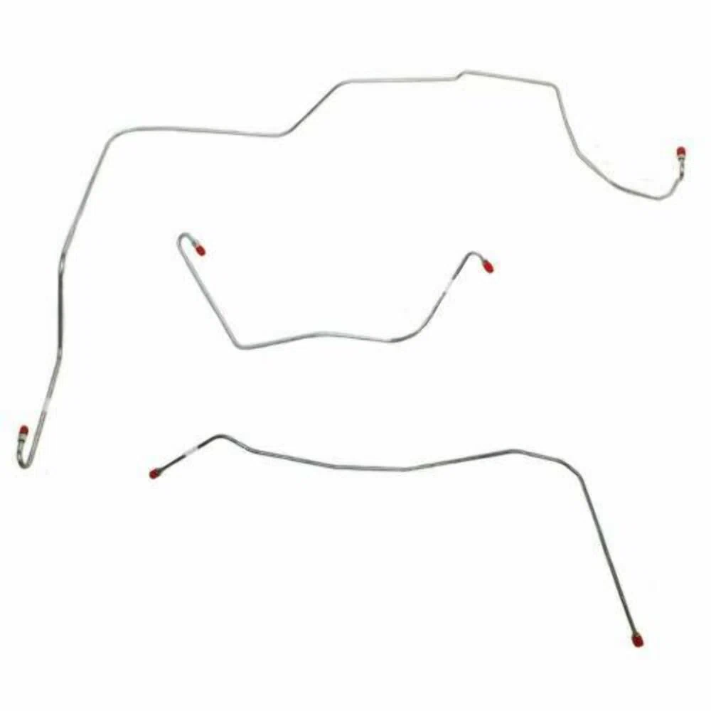 1961-62 Ford Thunderbird Front Brake Line Kit w_ Power Brakes 3 Piece SKT6101OM